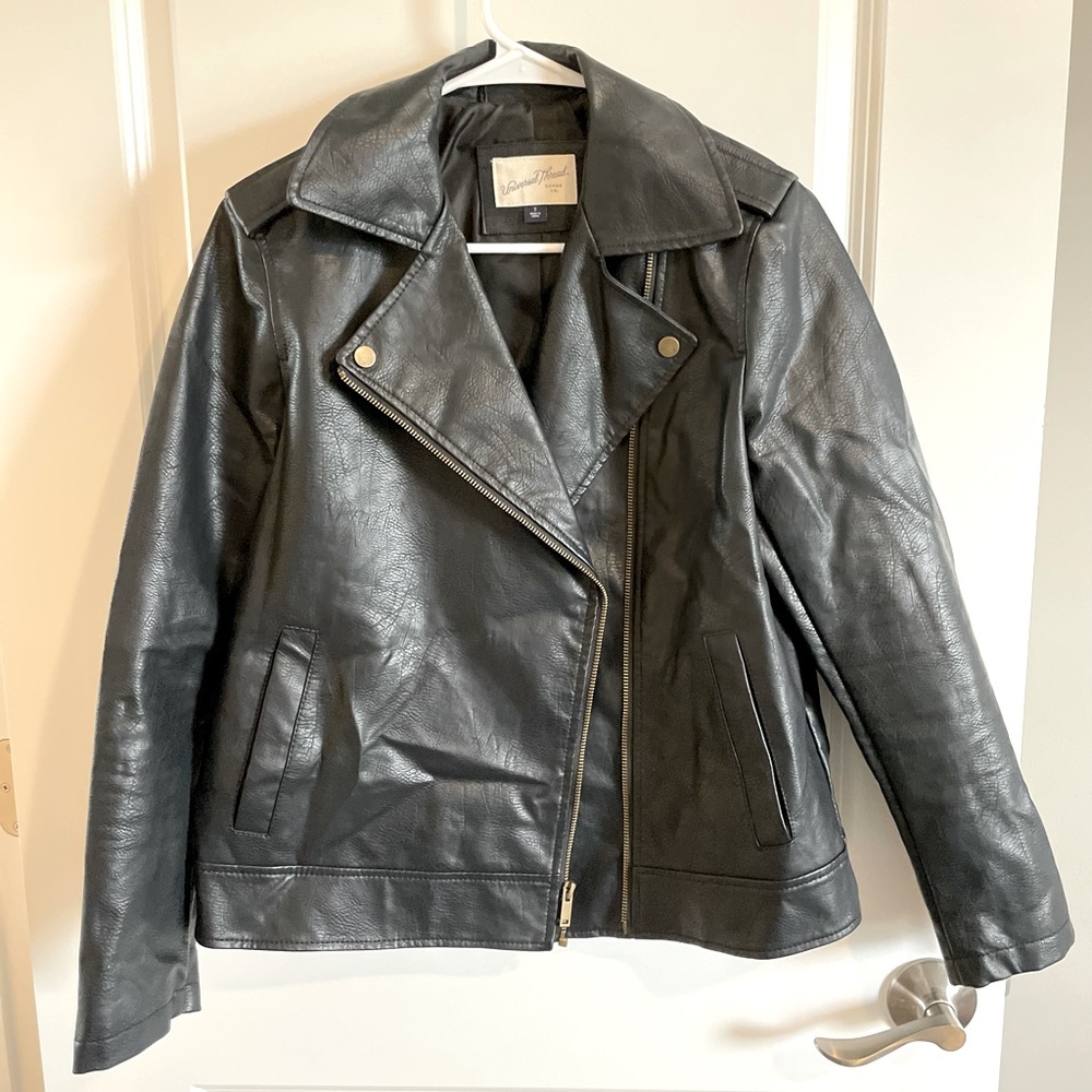 Faux Leather Moto Jacket - Universal Thread - Like New